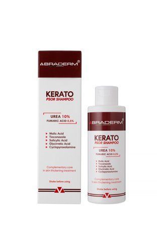 Лікувальний шампунь для шкіри голови Braderm - Kerato Psor Shampoo 150 ml 00-00000683 фото